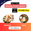 Breakfast & Lunch - Weekly Subscription