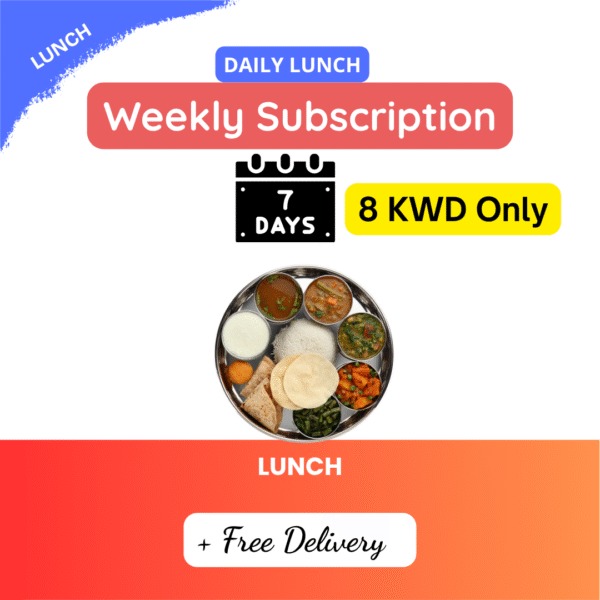 Lunch - Weekly Subscription.