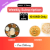Lunch & Dinner - Weekly Subscription