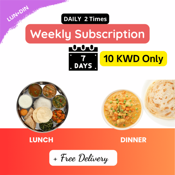 Lunch & Dinner - Weekly Subscription