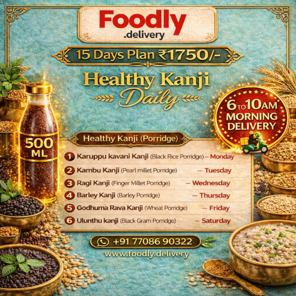 Healthy Kanji Daily – 500 ML (15 Days Plan)