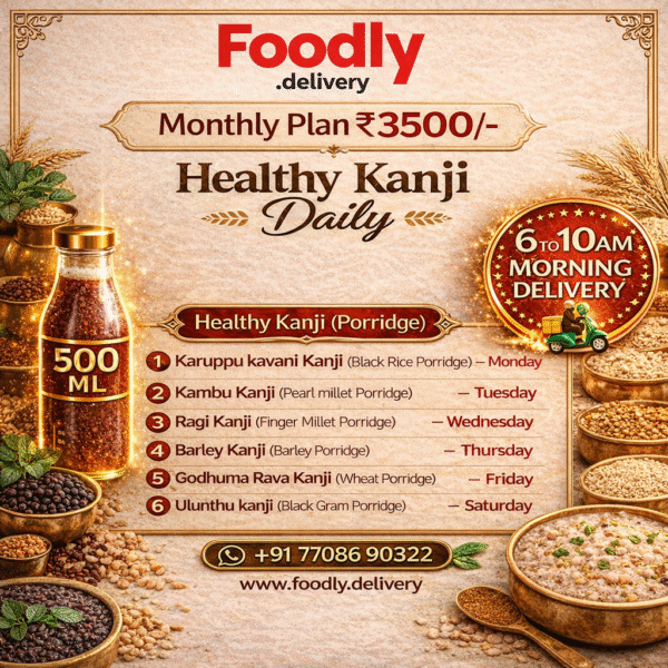 Healthy Kanji Daily – 500 ML (Monthly Plan)